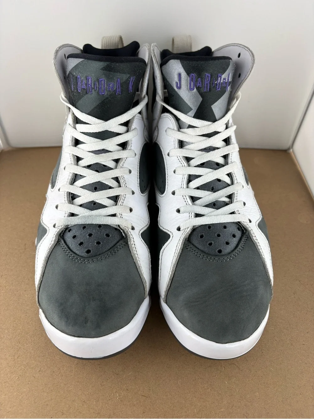 Nike Air Jordan 7 Retro Flint Grey White 2021 CU9307-100 mens Size 10.5